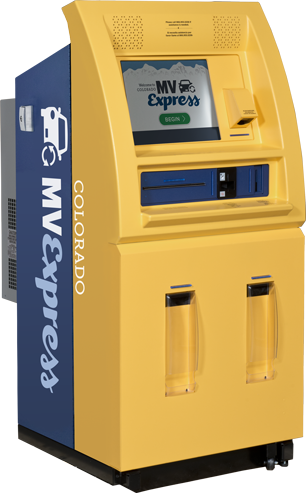 Renew registrations at a Colorado MV Express kiosk